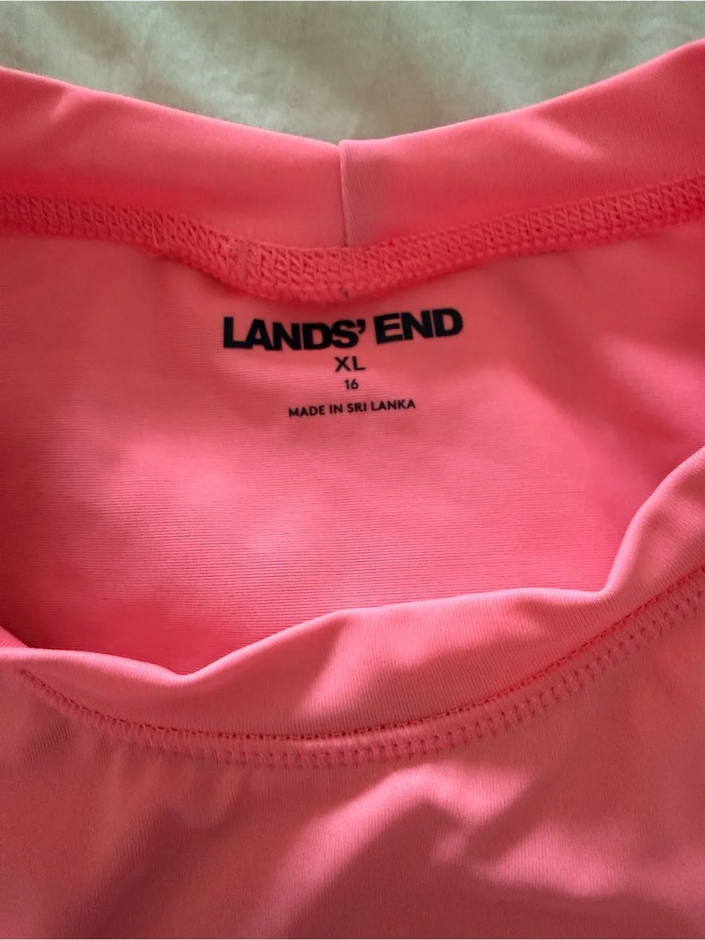 Lands' End Bright Pink Kids Ice Cream Graphic Tee